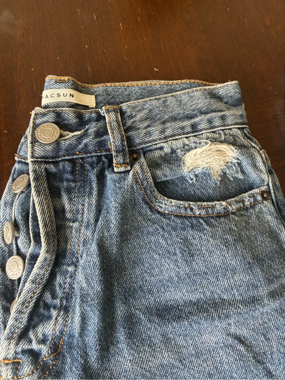 PACSUN 25 Women’s Distressed Ripped Jeans lot of 3 pairs- light, medium, dark